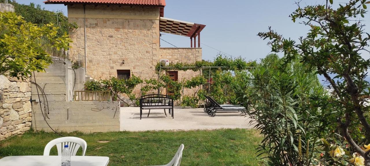 Vasiliki'S Residence Amazing View 키사모스 외부 사진