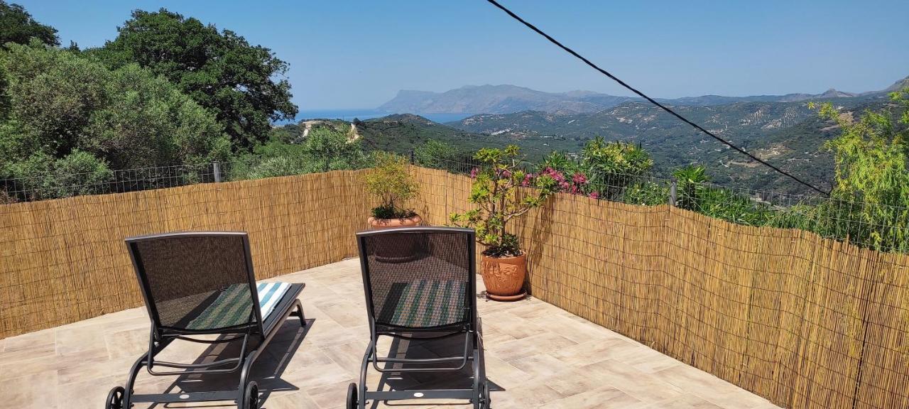 Vasiliki'S Residence Amazing View 키사모스 외부 사진